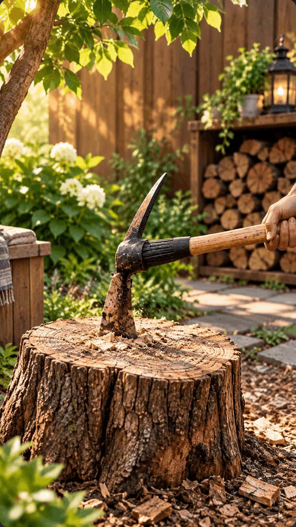 how to remove a tree stump without grinding
