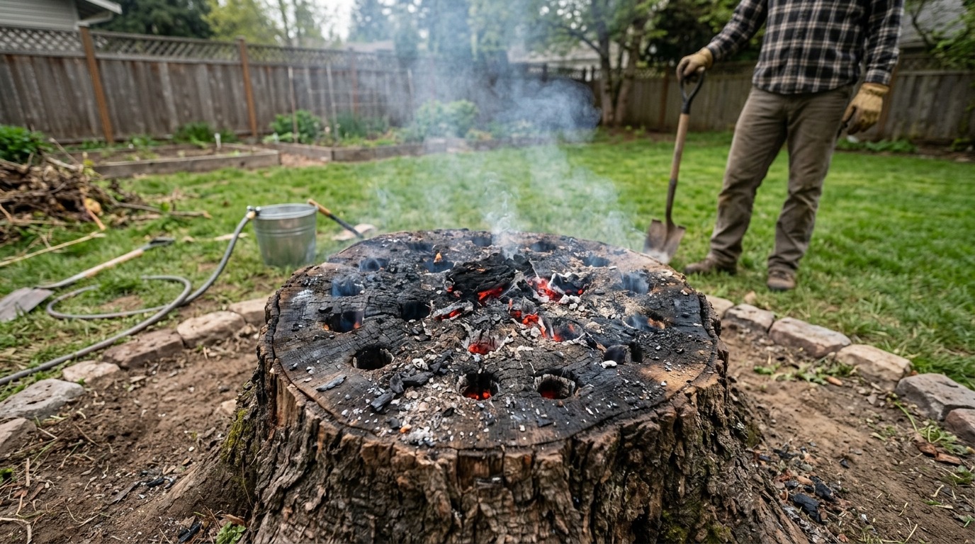 how to destroy tree stumps