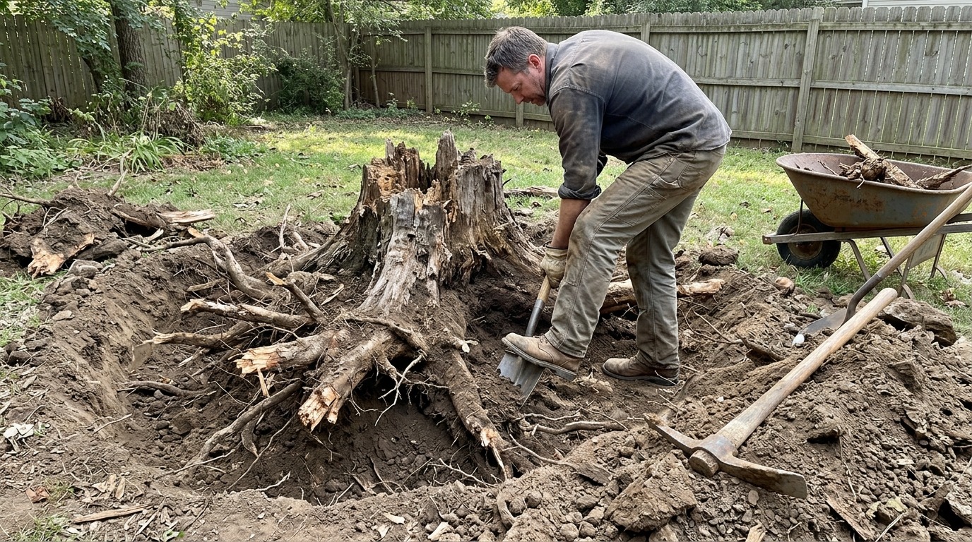 how to get rid of stumps without grinding