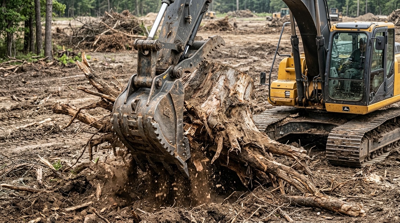 tree stump bucket