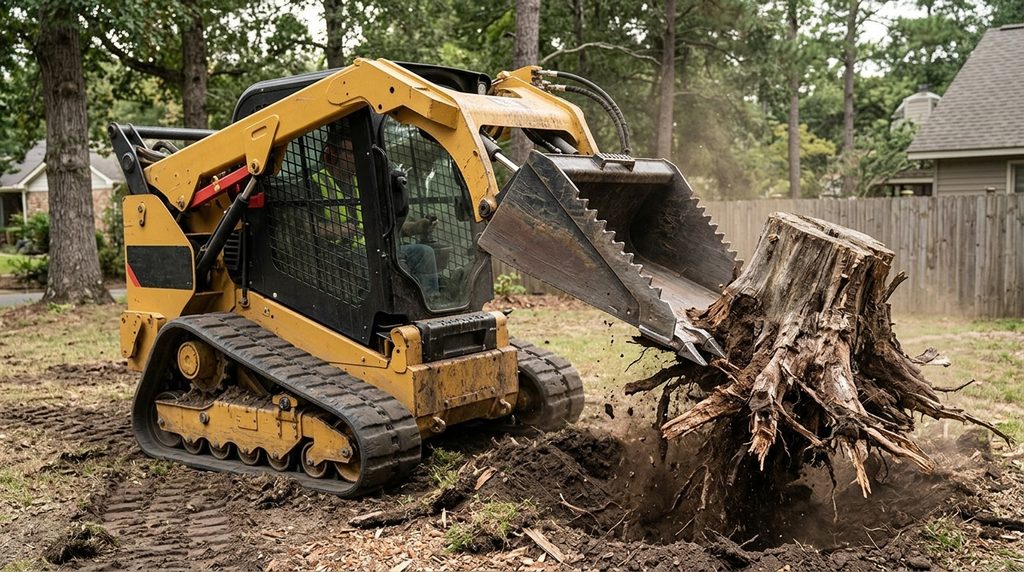 tree stump bucket
